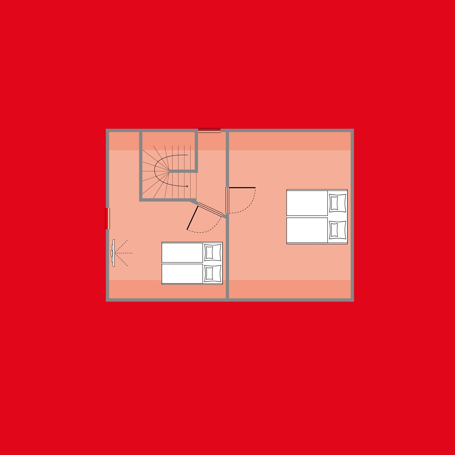 APARTMENT MIT DER ROTEN TÜR – Ansicht 12