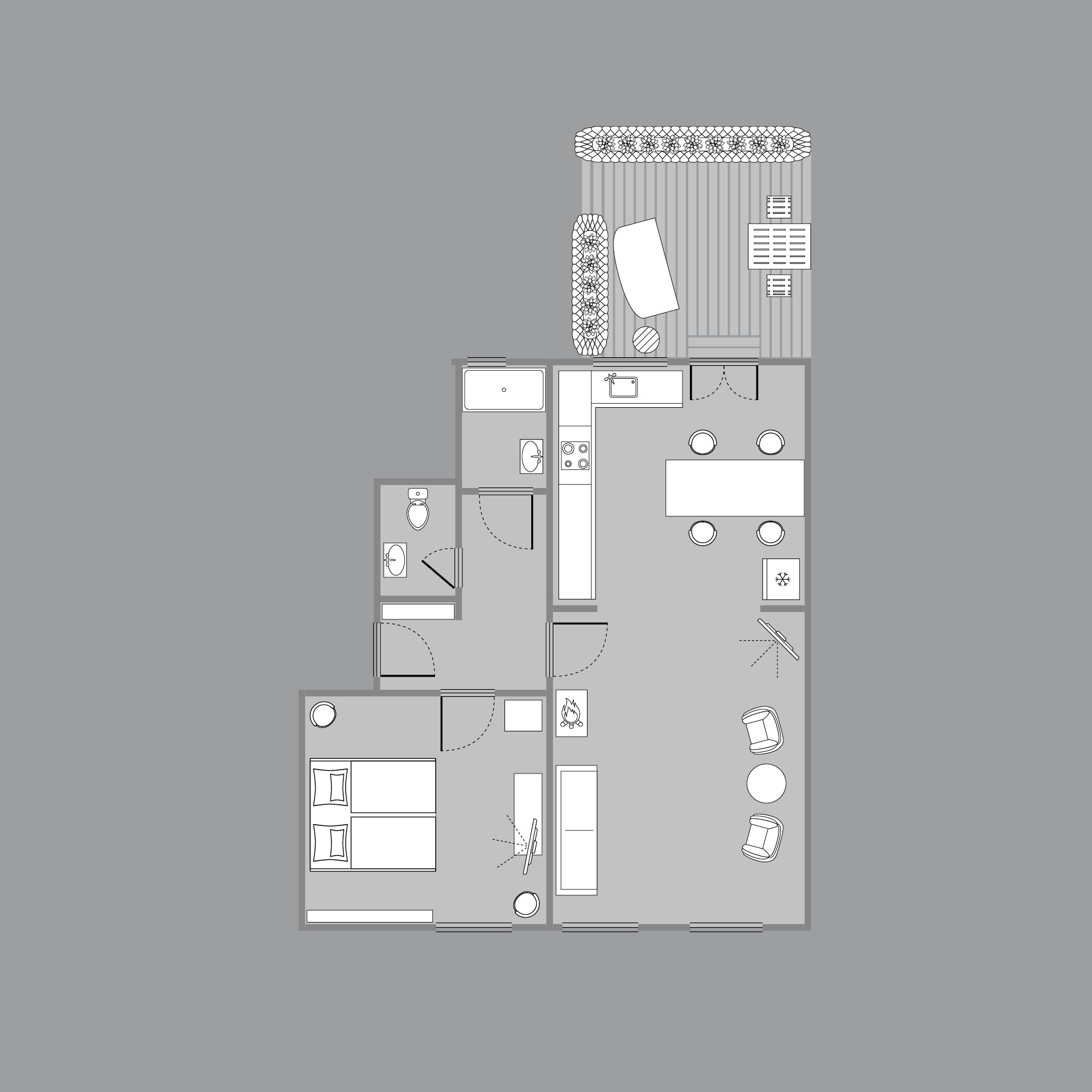 APARTMENT MIT DER GRAUEN TÜR – Ansicht 14